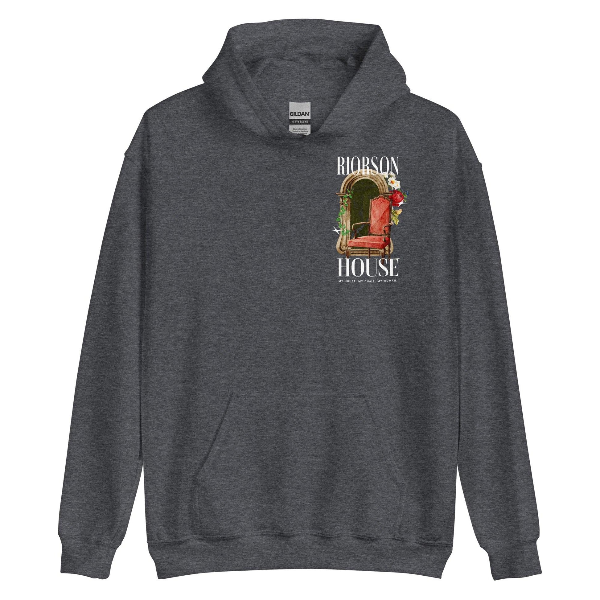 My House My Chair My Woman Hoodie - The Bean Workshop - Fourth Wing, hoodie, Rebecca Yarros, Violet and Xaden, Violet Sorrengail, Xaden Riorson