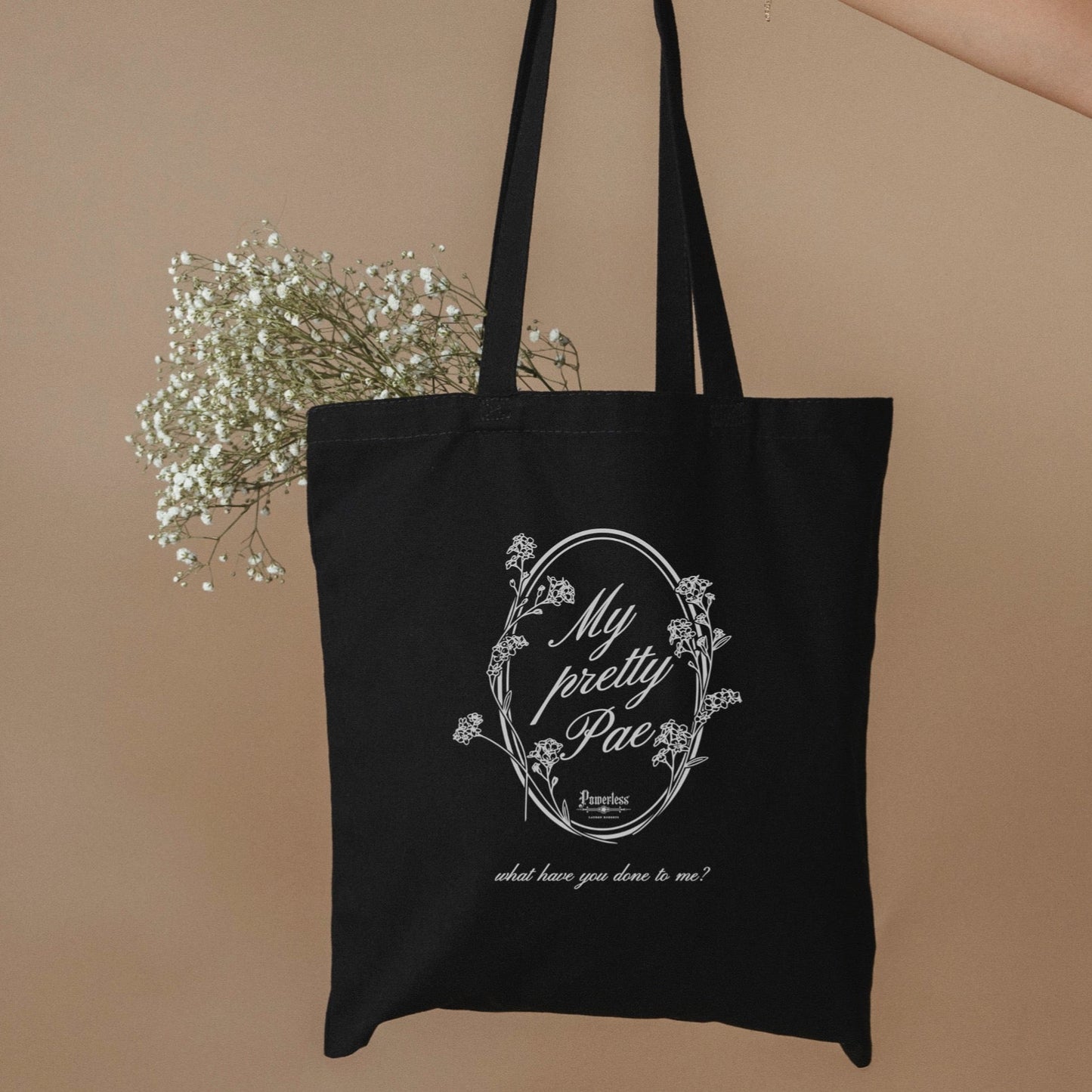 My Pretty Pae Organic Cotton Twill Tote Bag - The Bean Workshop - bag, canvas bag, kai azer, lauren roberts, paedyn gray, powerless, tote