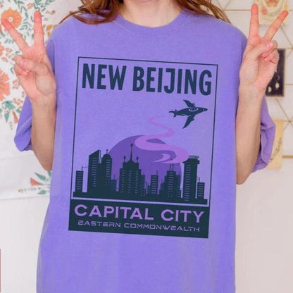 New Beijing Tee Shirt - The Bean Workshop - box tee, marissa meyer, tlc