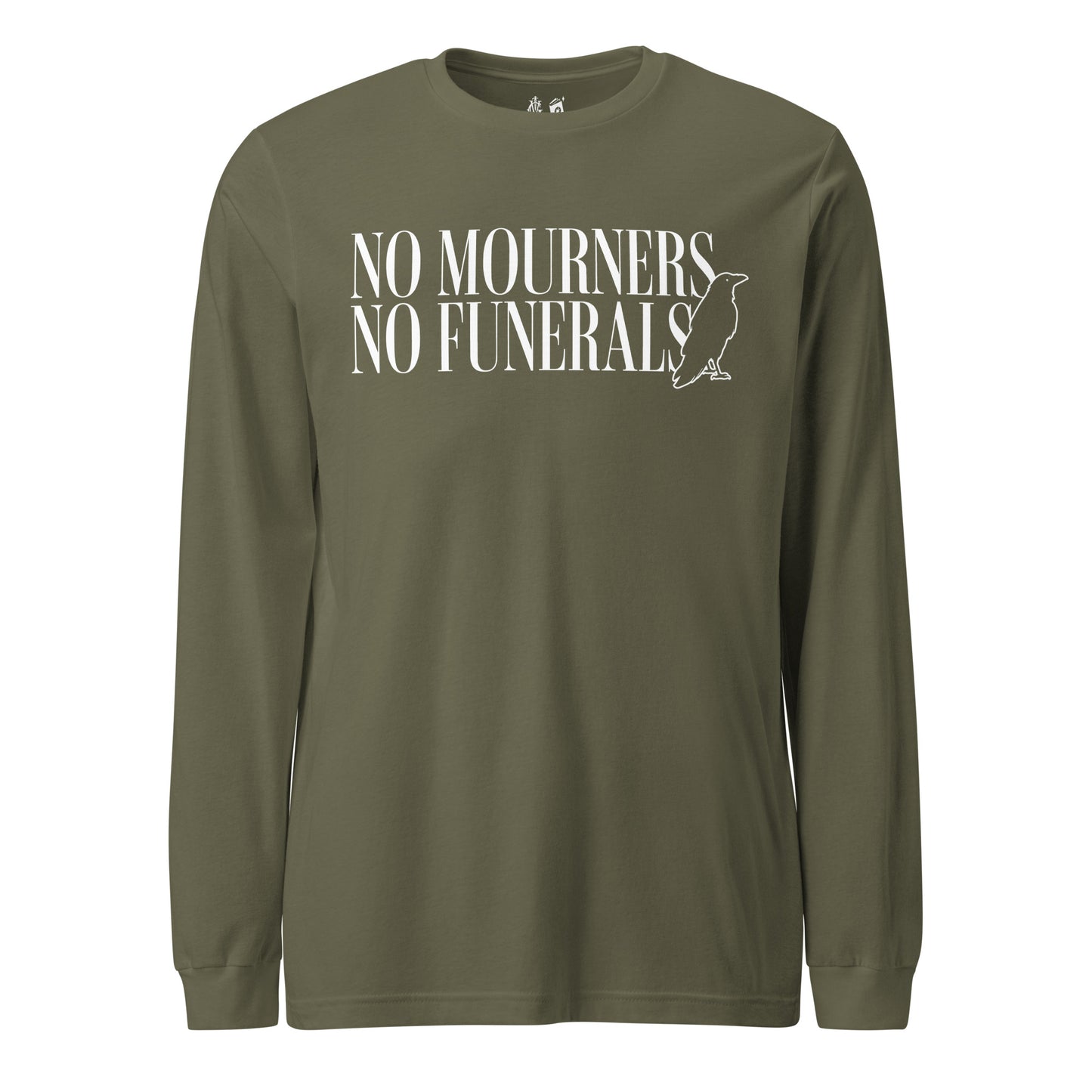 No Mourners No Funerals Long Sleeve Tee - The Bean Workshop - leigh bardugo, long sleeve, long sleeve tee, long sleeved shirt, six of crows