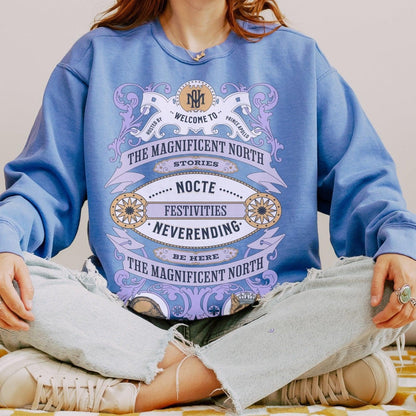 Nocte Neverending Festivities Heavyweight Sweatshirt - The Bean Workshop - evangeline fox, heavyweight sweatshirt, jacks prince of hearts, once upon a broken heart, ouabh, stephanie garber, Sweatshirts