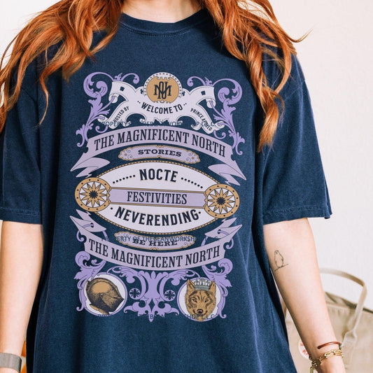 Nocte Neverending Festivities T-Shirt - The Bean Workshop - box tee, evangeline fox, jacks prince of hearts, once upon a broken heart, ouabh, stephanie garber
