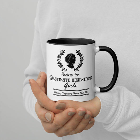Obstinate Headstrong Girls Coffee Mug - The Bean Workshop - ceramic mug, jane austen, mug