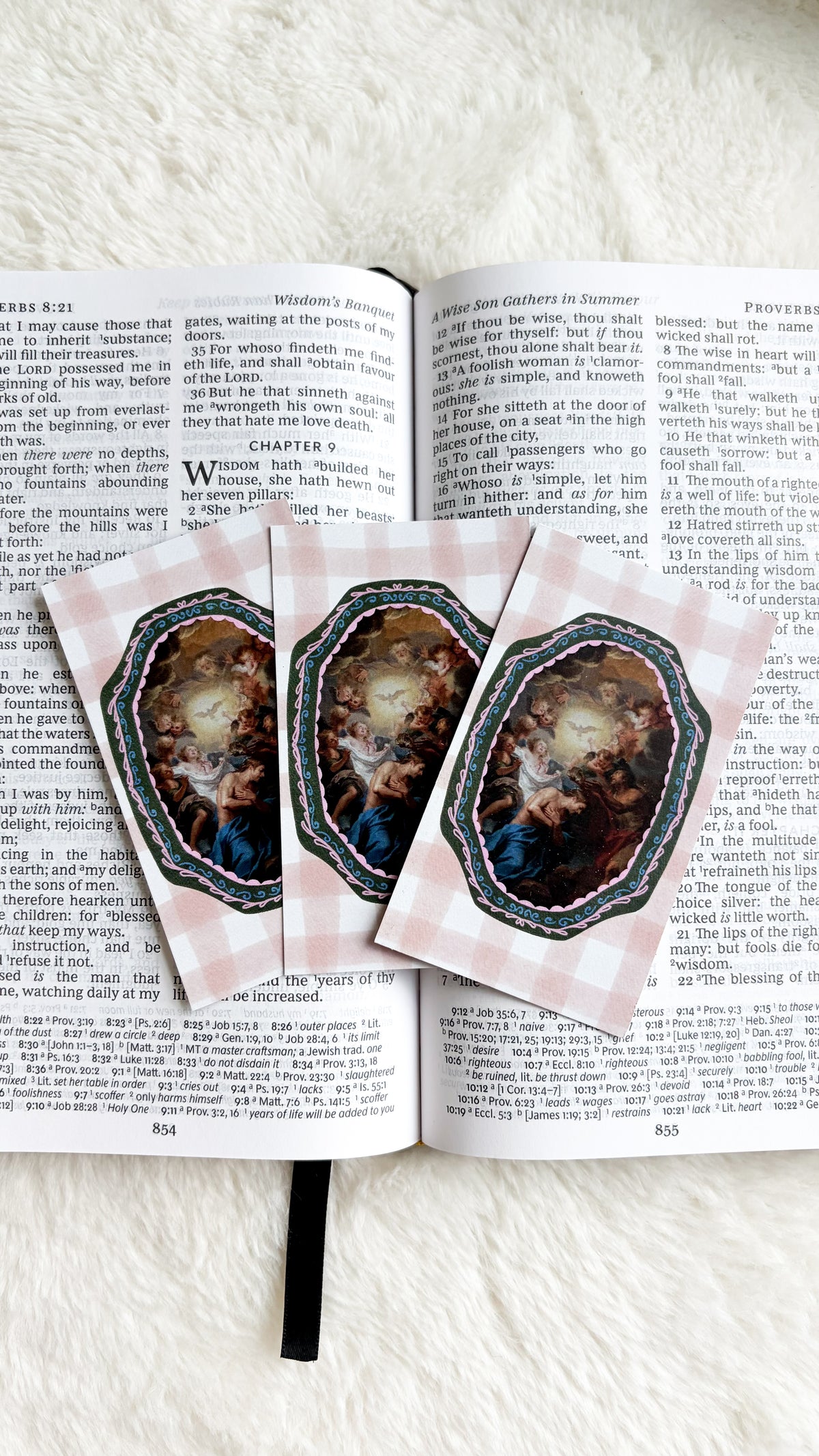 Our Father Prayer Card & Bookmark - The Bean Workshop - archangel, Baptism, Catholic, children, Confirmation, Confirmation gift, faith gift, First Communion, guardian angel, Hail Holy Queen, Hail Mary, Holy Family, Holy Spirit, Immaculate Heart, Marian gift, Memorare, Our Father, Pentecost, prayer card, St. Joseph, St. Michael