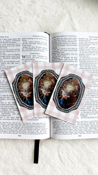 Our Father Prayer Card & Bookmark - The Bean Workshop - archangel, Baptism, Catholic, children, Confirmation, Confirmation gift, faith gift, First Communion, guardian angel, Hail Holy Queen, Hail Mary, Holy Family, Holy Spirit, Immaculate Heart, Marian gift, Memorare, Our Father, Pentecost, prayer card, St. Joseph, St. Michael
