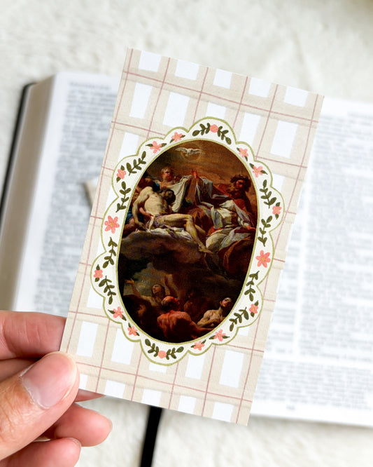 Prayer of St. Gertrude for the Souls in Purgatory Card & Bookmark - The Bean Workshop - All Souls Day, archangel, Baptism, Catholic, Catholic kids, children, children's prayer, Confirmation, Confirmation gift, discernment, faith gift, First Communion, guardian angel, Hail Holy Queen, Hail Mary, Holy Family, Holy Spirit, Immaculate Heart, Marian gift, Memorare, Our Father, Pentecost, prayer card, souls in Purgatory, St. Gertrude, St. Joseph, St. Michael, vocation