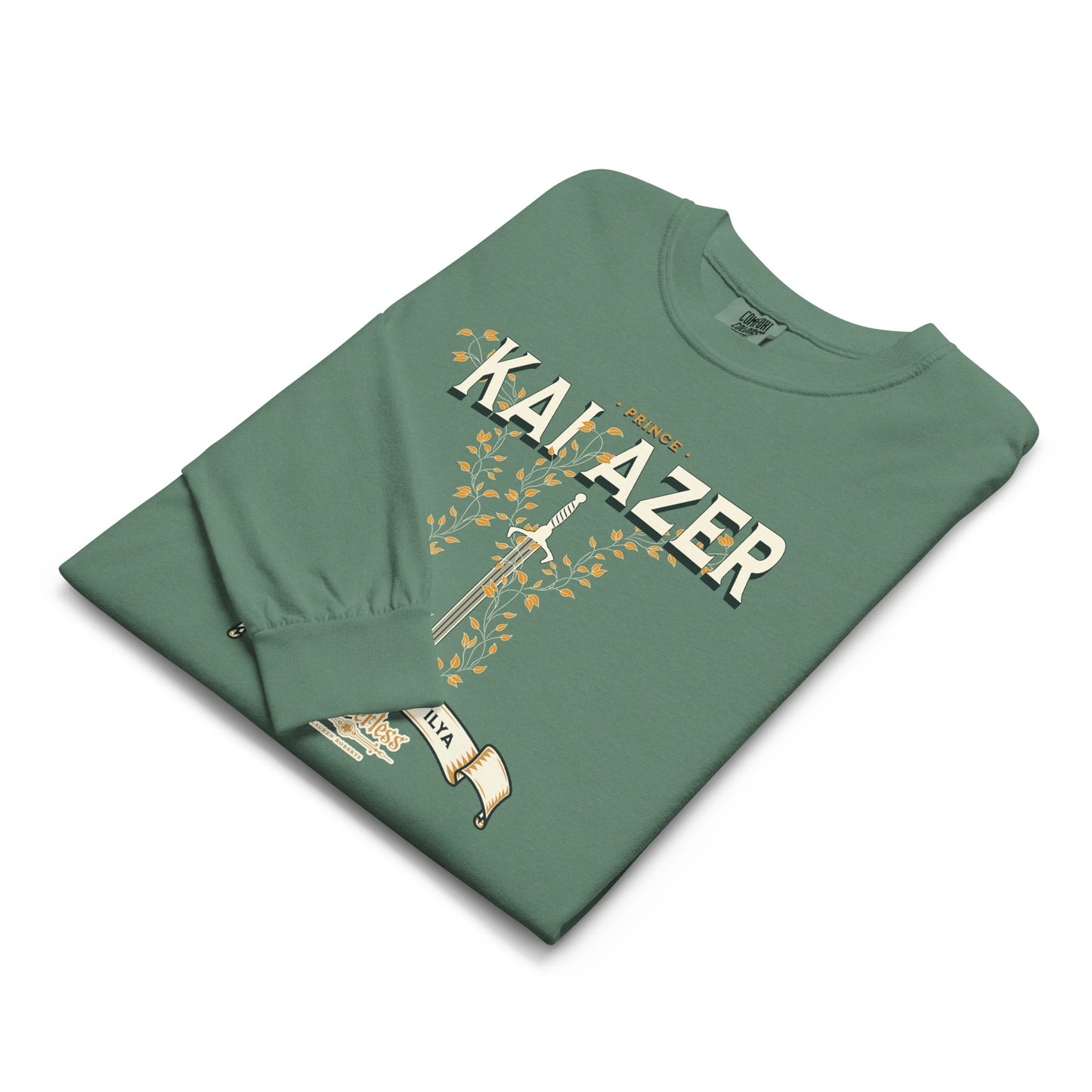 Prince Kai Azer of Kingdom Ilya Heavyweight Long Sleeve Shirt - The Bean Workshop - kai azer, lauren roberts, long sleeve shirt, paedyn gray, powerless