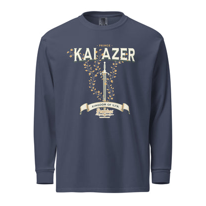 Prince Kai Azer of Kingdom Ilya Heavyweight Long Sleeve Shirt - The Bean Workshop - kai azer, lauren roberts, long sleeve shirt, paedyn gray, powerless