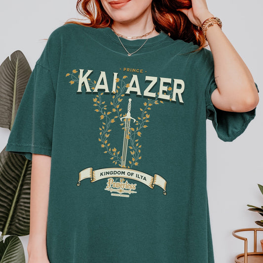 Prince Kai Azer of Kingdom Ilya Tee Shirt - The Bean Workshop - box tee, kai azer, lauren roberts, paedyn gray, powerless, t-shirt, tee
