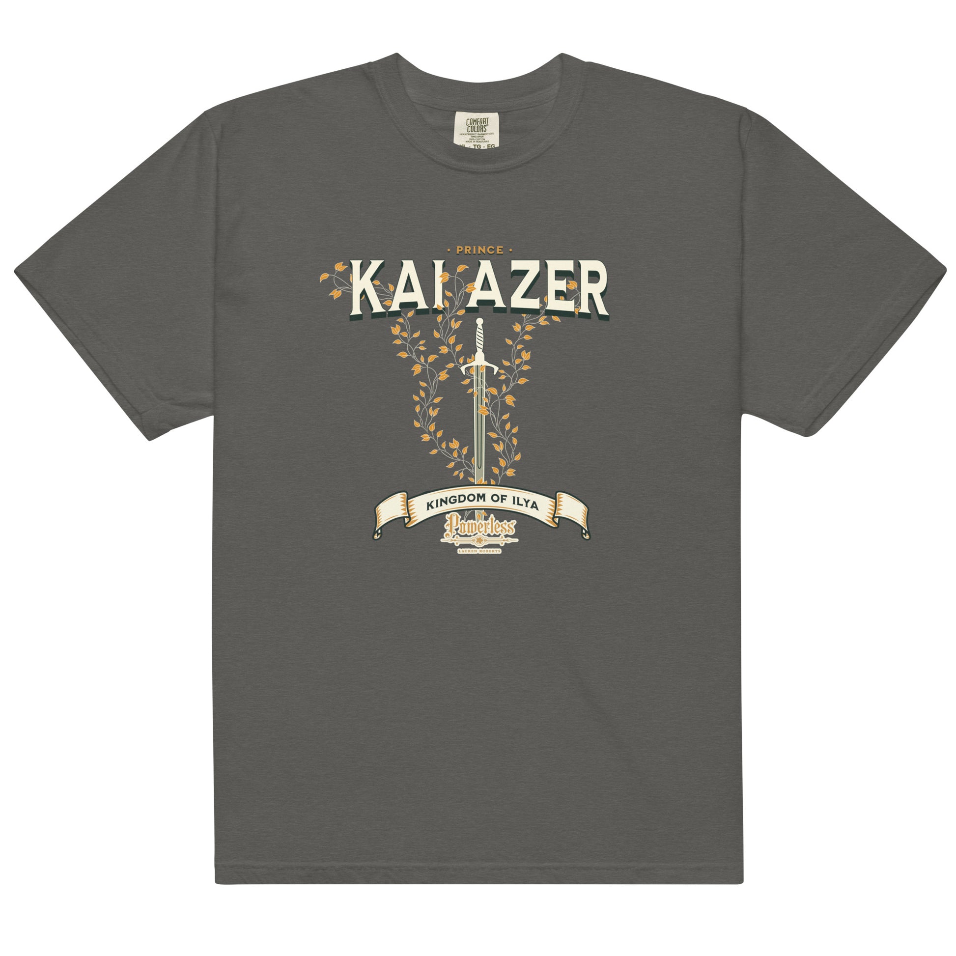 Prince Kai Azer of Kingdom Ilya Tee Shirt - The Bean Workshop - box tee, kai azer, lauren roberts, paedyn gray, powerless, t-shirt, tee