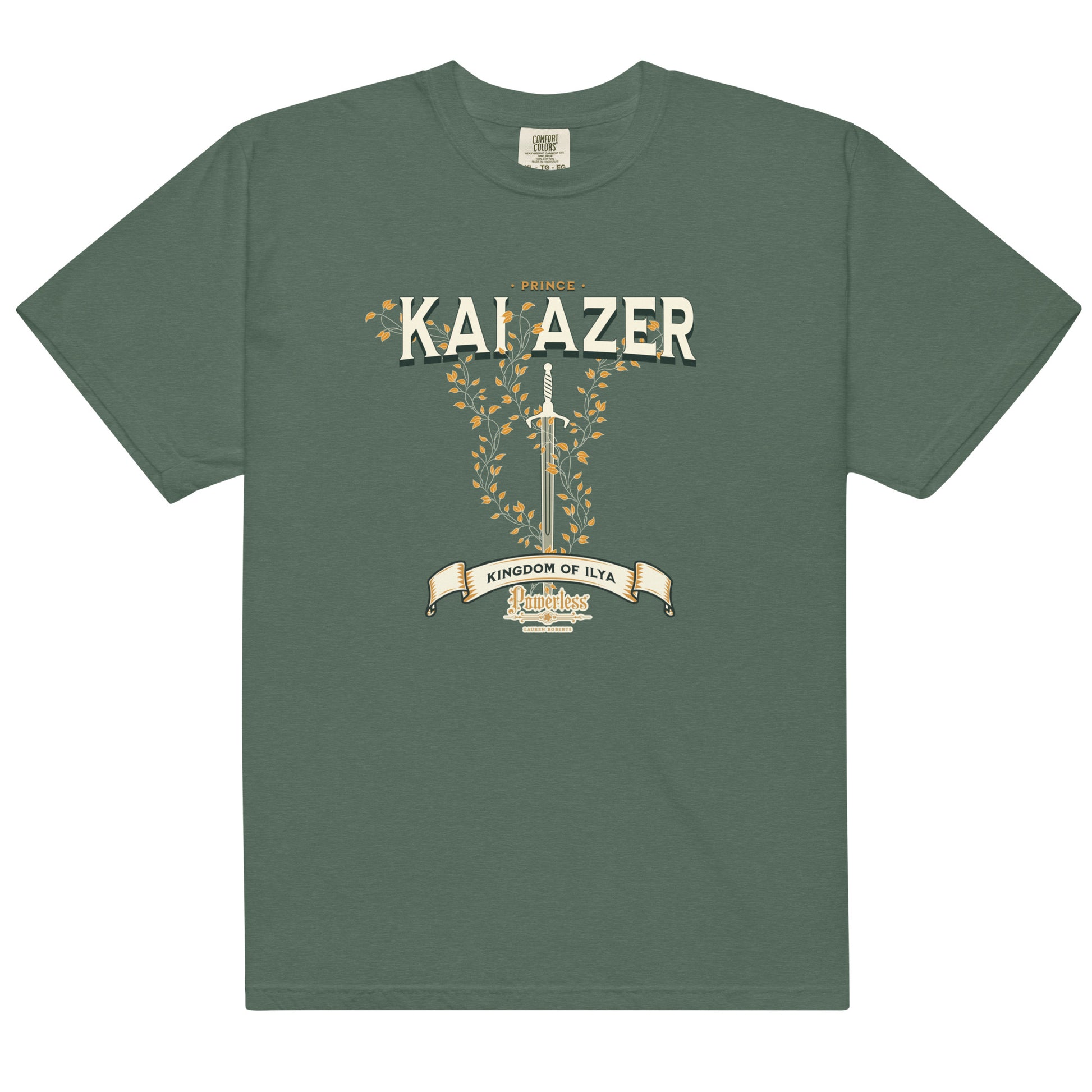 Prince Kai Azer of Kingdom Ilya Tee Shirt - The Bean Workshop - box tee, kai azer, lauren roberts, paedyn gray, powerless, t-shirt, tee