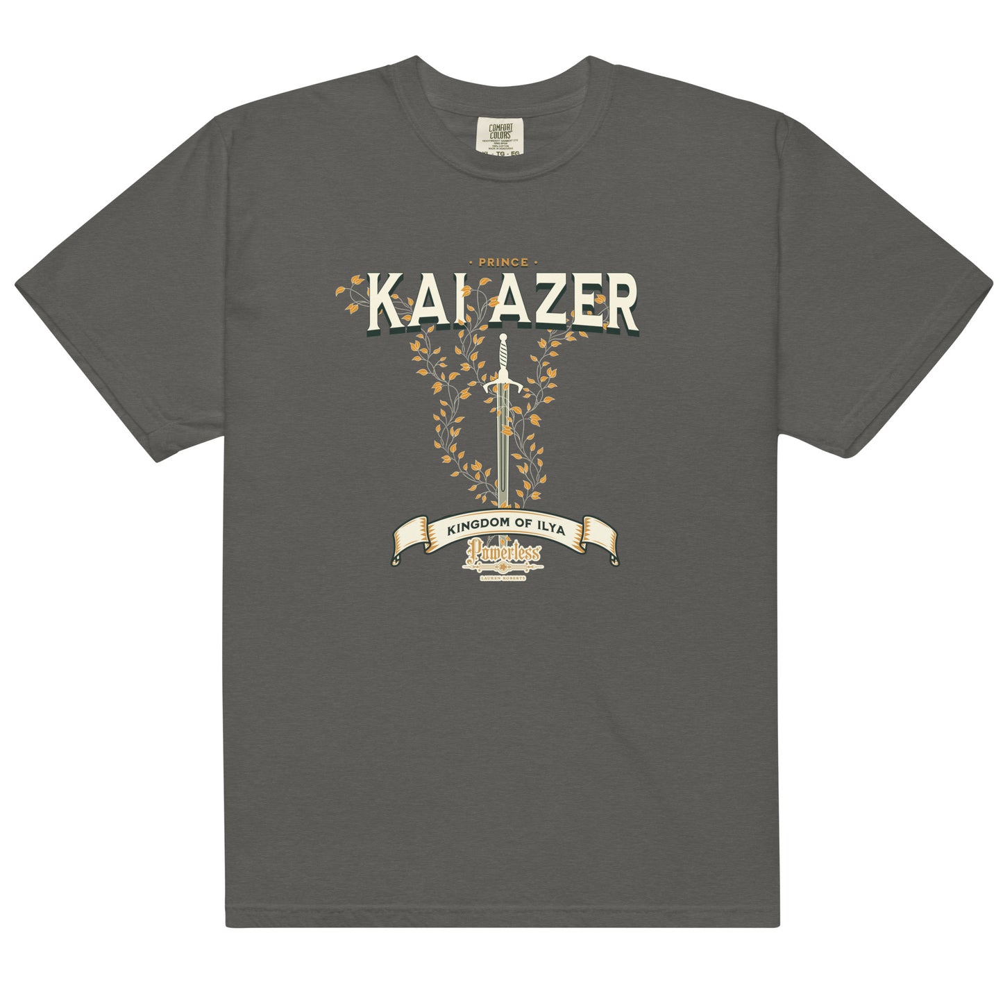 Prince Kai Azer of Kingdom Ilya Tee Shirt - The Bean Workshop - box tee, kai azer, lauren roberts, paedyn gray, powerless, t-shirt, tee