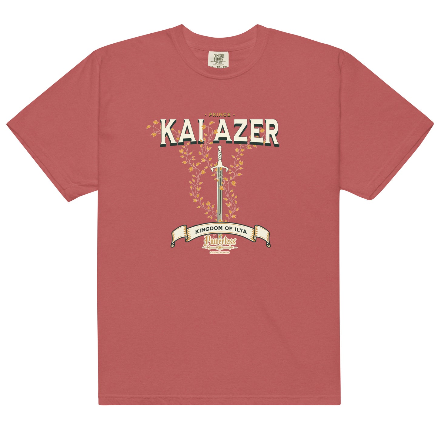 Prince Kai Azer of Kingdom Ilya Tee Shirt - The Bean Workshop - box tee, kai azer, lauren roberts, paedyn gray, powerless, t-shirt, tee
