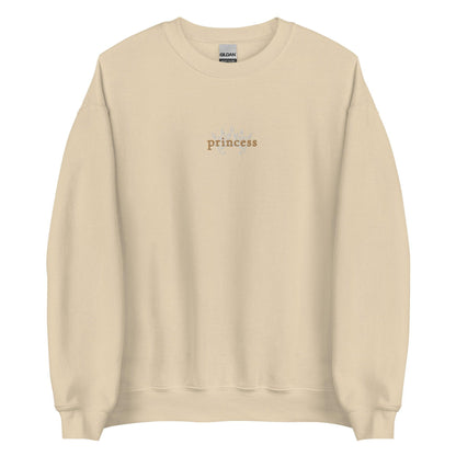 Princess Embroidered Sweatshirt - The Bean Workshop - ana huang, bridget von ascheberg, embroidered, rhys larsen, sweatshirt, twisted