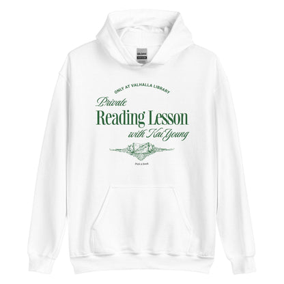 Private Reading Lesson with Kai Young Hoodie - The Bean Workshop - ana huang, hoodie, kai young, king of pride, kings of sin