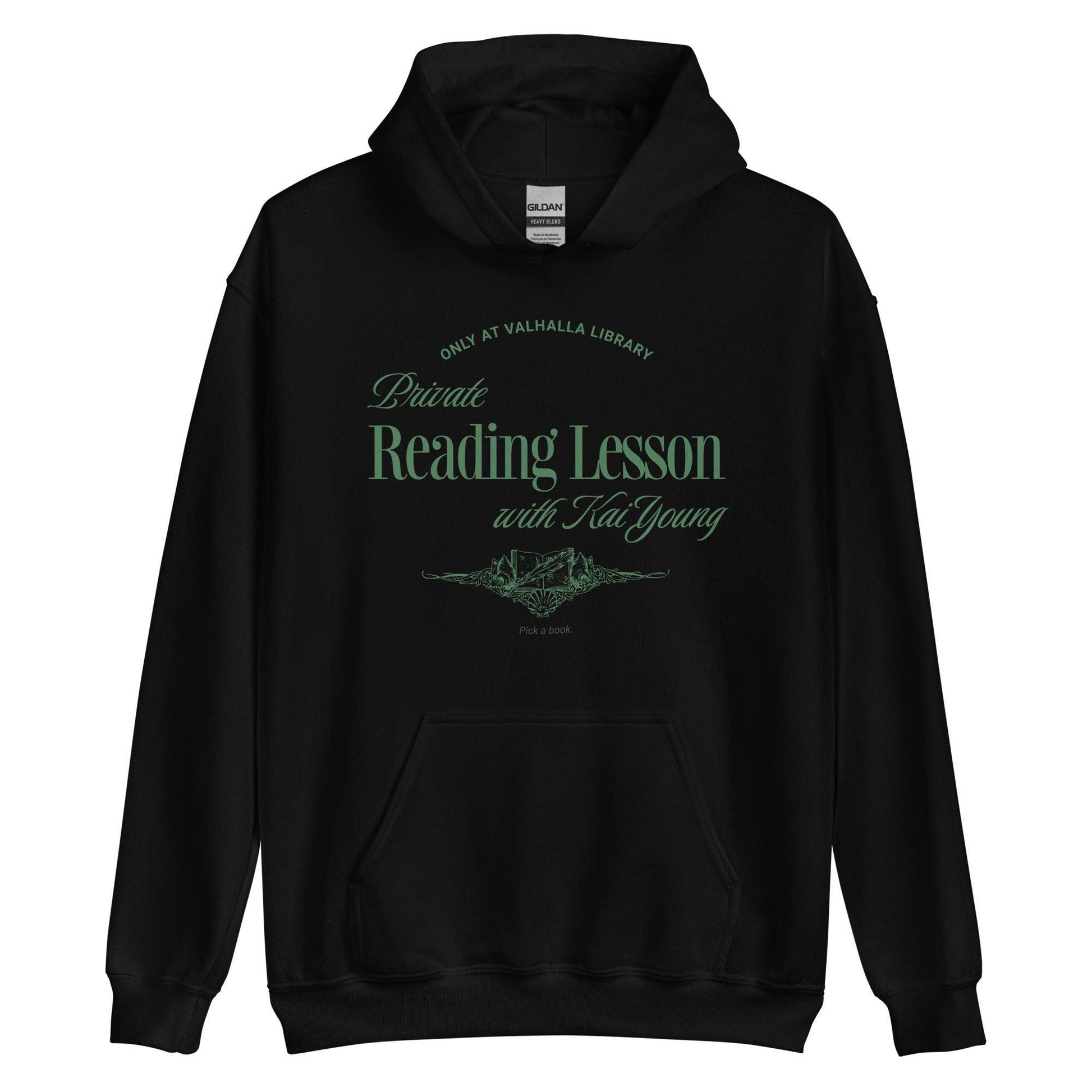 Private Reading Lesson with Kai Young Hoodie - The Bean Workshop - ana huang, hoodie, kai young, king of pride, kings of sin