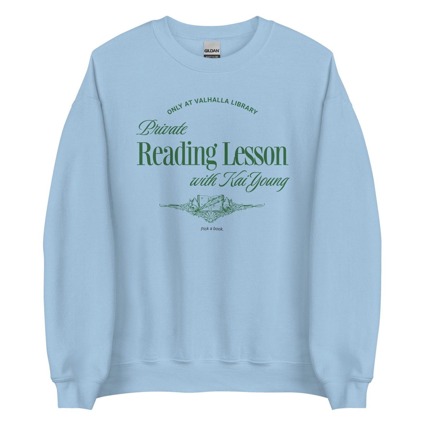 Private Reading Lesson with Kai Young Sweatshirt - The Bean Workshop - ana huang, kai young, king of pride, kings of sin, sweatshirt