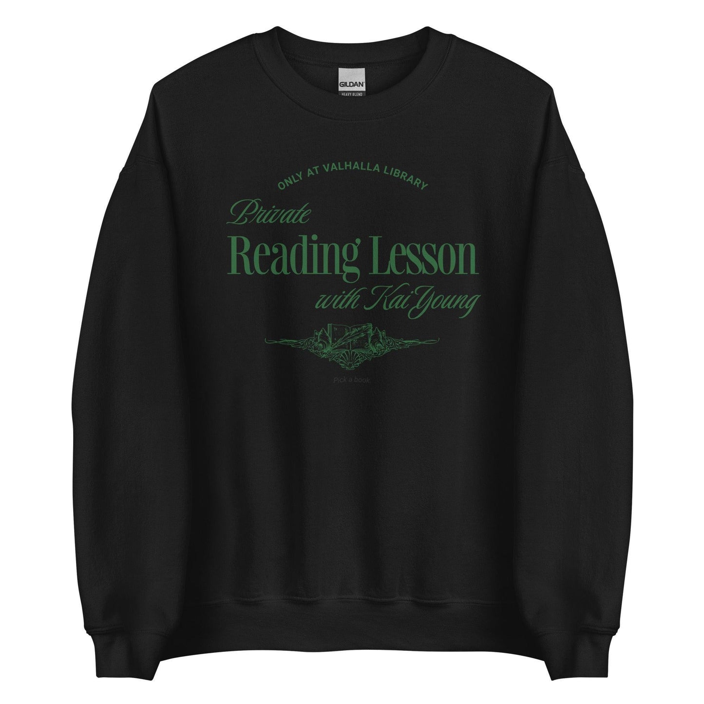 Private Reading Lesson with Kai Young Sweatshirt - The Bean Workshop - ana huang, kai young, king of pride, kings of sin, sweatshirt