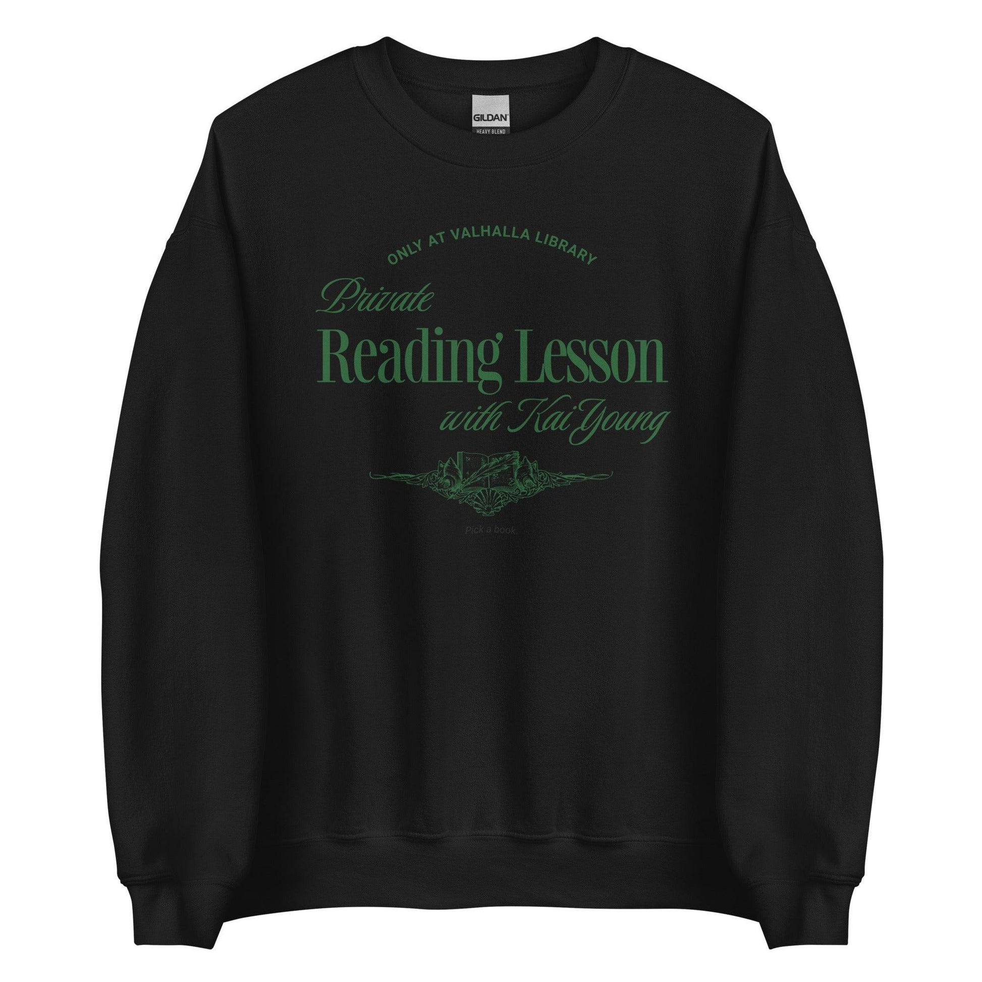 Private Reading Lesson with Kai Young Sweatshirt - The Bean Workshop - ana huang, kai young, king of pride, kings of sin, sweatshirt