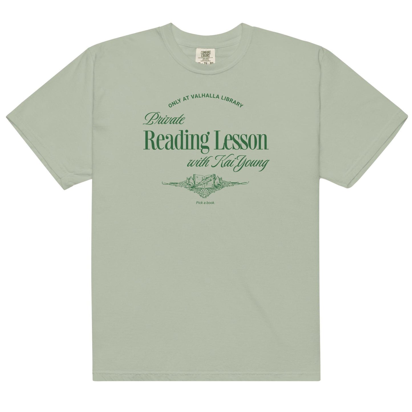 Private Reading Lesson with Kai Young Tee Shirt - The Bean Workshop - ana huang, box tee, isabella, kai young, kings of sin