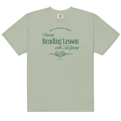 Private Reading Lesson with Kai Young Tee Shirt - The Bean Workshop - ana huang, box tee, isabella, kai young, kings of sin