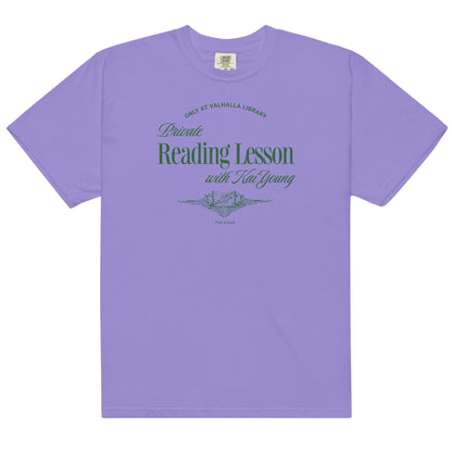Private Reading Lesson with Kai Young Tee Shirt - The Bean Workshop - ana huang, box tee, isabella, kai young, kings of sin