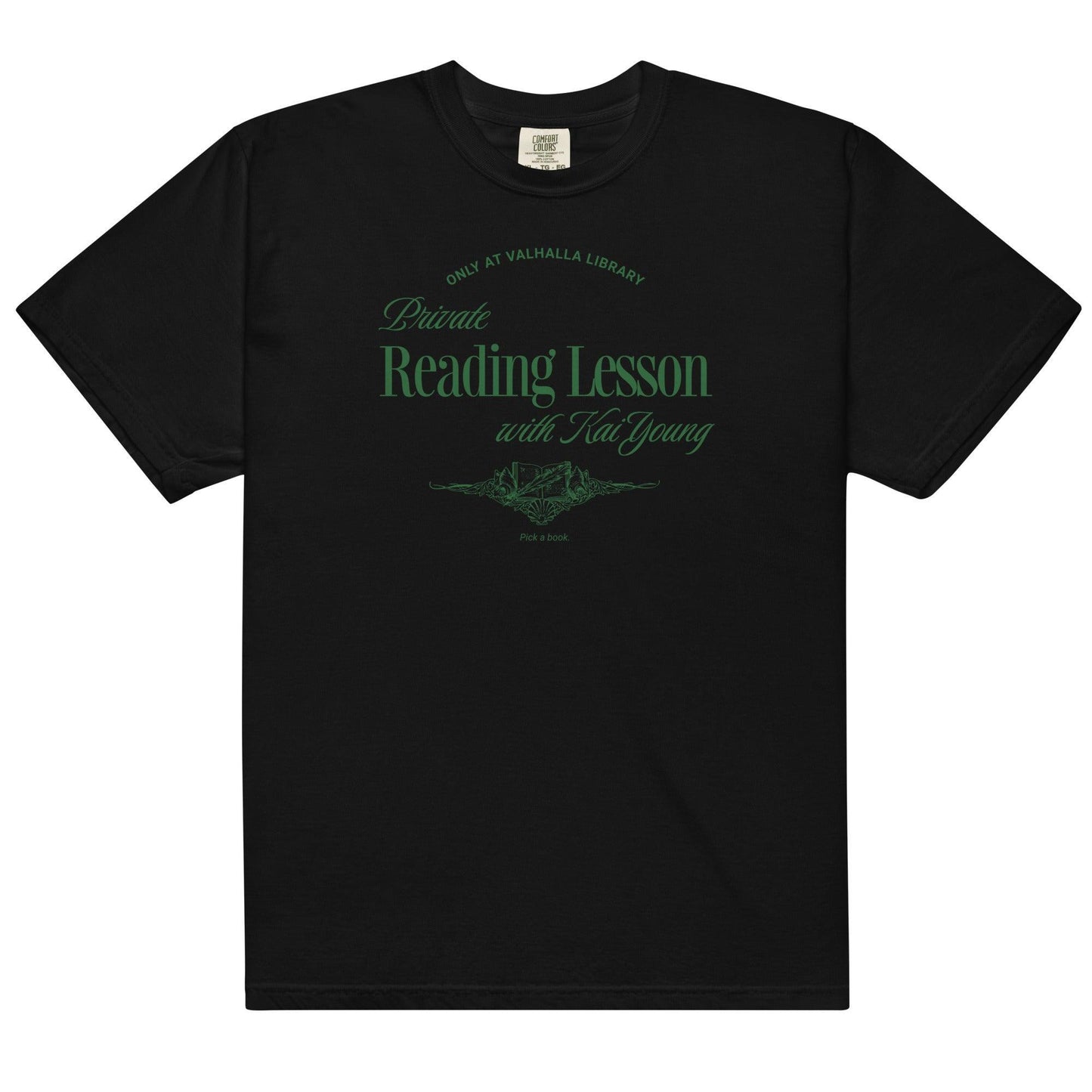 Private Reading Lesson with Kai Young Tee Shirt - The Bean Workshop - ana huang, box tee, isabella, kai young, kings of sin