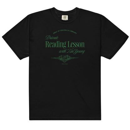 Private Reading Lesson with Kai Young Tee Shirt - The Bean Workshop - ana huang, box tee, isabella, kai young, kings of sin