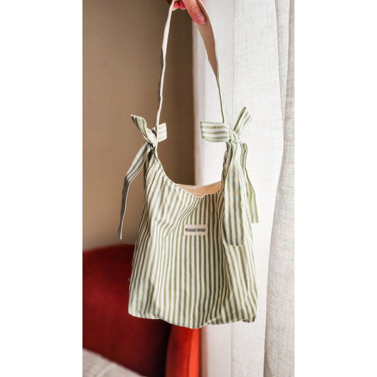 Probably Books Striped Cotton Tote Bag - The Bean Workshop - book club, book lover, book lovers, bookaholic, bookish, bookish friends, Booklice, Books and girls, bookstore, bookstore date, booktrovert, cotton tote, fantasy readers book club, gift for book lovers, striped tote, tote, tote bag