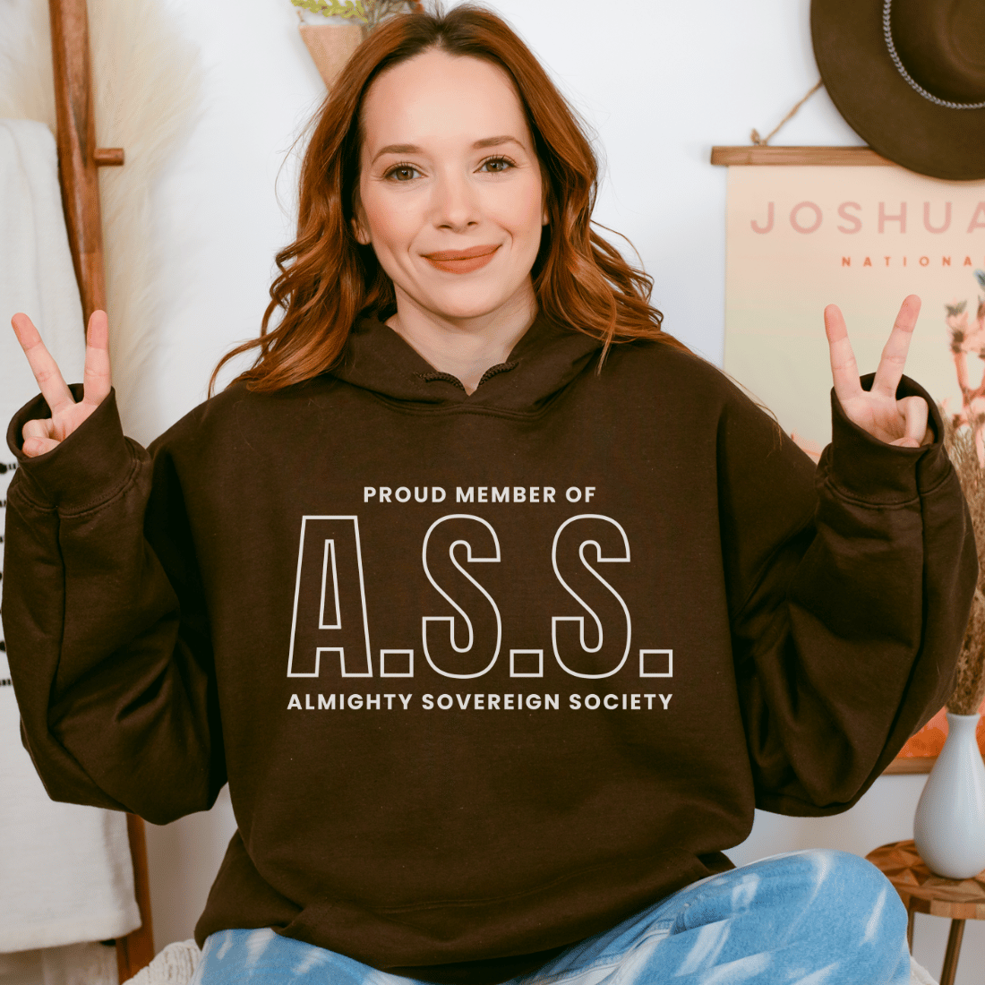 Proud Member of Almighty Sovereign Society Hoodie - The Bean Workshop - Almighty Sovereign Society, Caroline Peckham, hoodie, Solaria, Susanne Valenti, twin sisters, Zodiac Academy