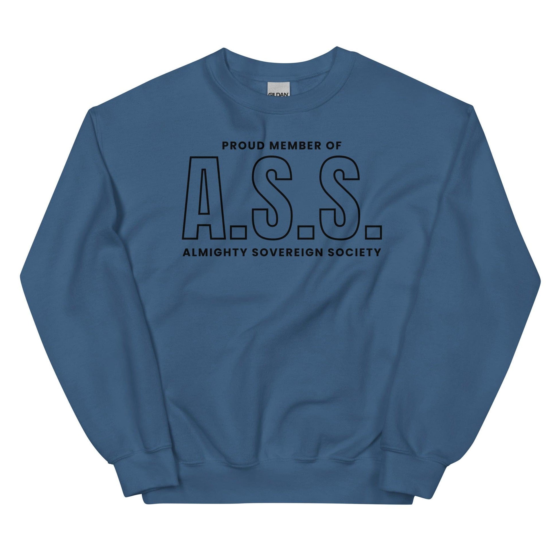 Proud Member of Almighty Sovereign Society Sweatshirt - The Bean Workshop - Almighty Sovereign Society, Caroline Peckham, Solaria, Susanne Valenti, sweater, sweatshirt, Zodiac Academy