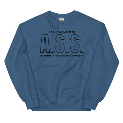 Proud Member of Almighty Sovereign Society Sweatshirt - The Bean Workshop - Almighty Sovereign Society, Caroline Peckham, Solaria, Susanne Valenti, sweater, sweatshirt, Zodiac Academy
