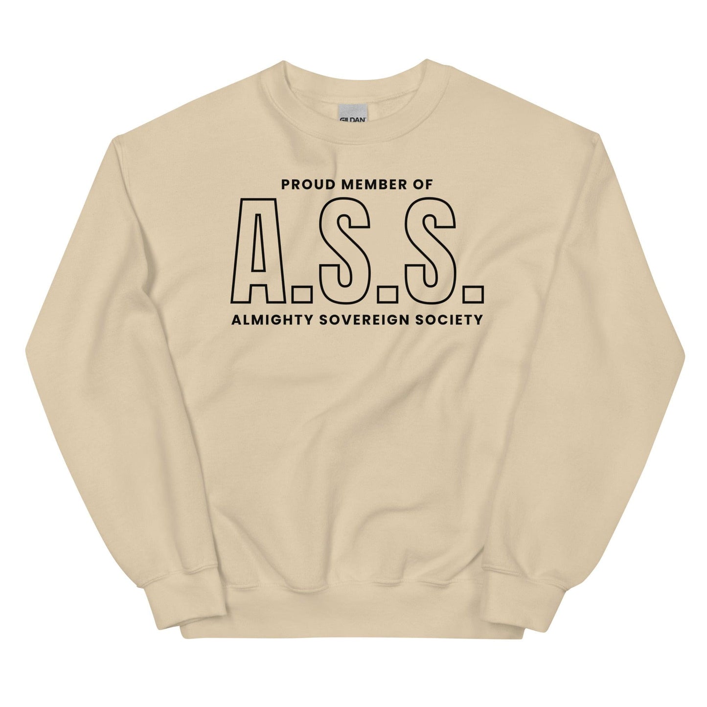 Proud Member of Almighty Sovereign Society Sweatshirt - The Bean Workshop - Almighty Sovereign Society, Caroline Peckham, Solaria, Susanne Valenti, sweater, sweatshirt, Zodiac Academy