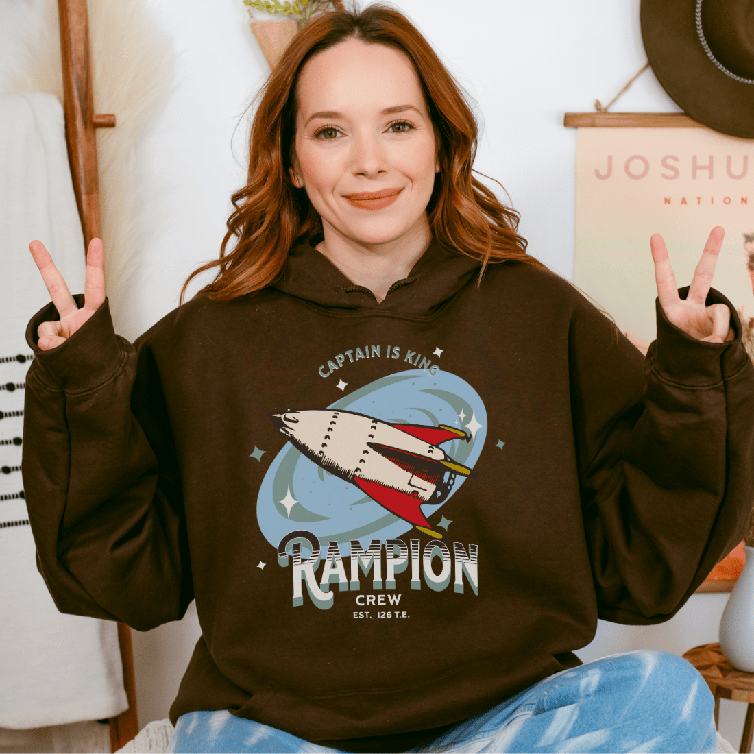Rampion Crew Hoodie - The Bean Workshop - hoodie, Marissa Meyer, Rampion Crew, The Lunar Chronicles