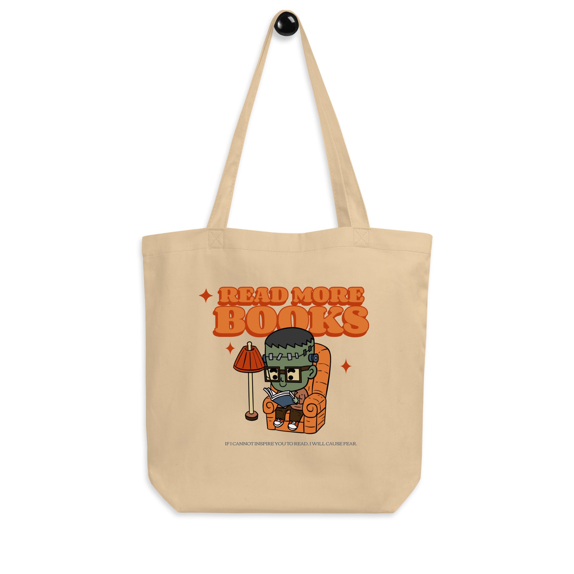 Read More Books Franken-Reads Organic Cotton Twill Tote bag - The Bean Workshop - 