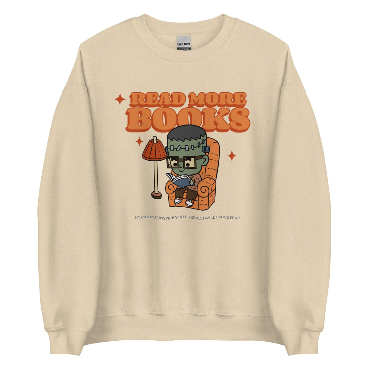 Read More Books Sweatshirt - The Bean Workshop - Frankenstein, Halloween, sweatshirt