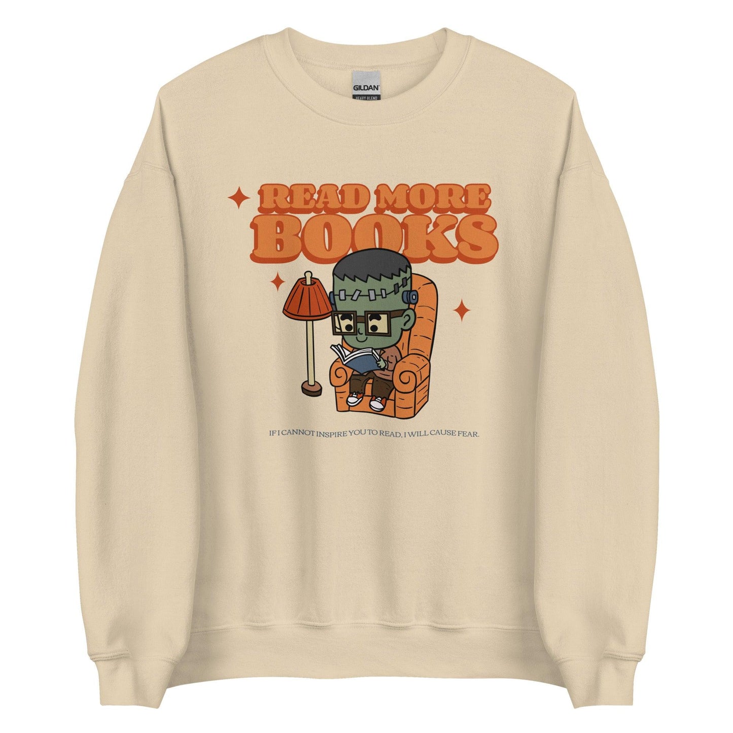 Read More Books Sweatshirt - The Bean Workshop - Frankenstein, Halloween, sweatshirt