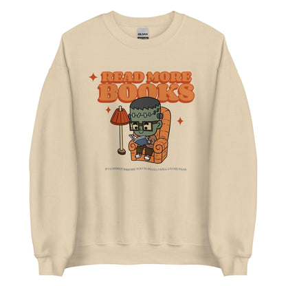 Read More Books Sweatshirt - The Bean Workshop - Frankenstein, Halloween, sweatshirt