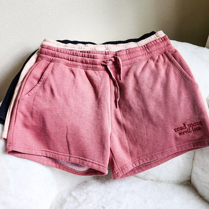 Read More Scroll Less Embroidered Shorts - The Bean Workshop - shorts