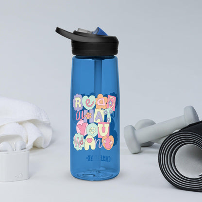 Read What You Want CamelBak® Sports Water Bottle - The Bean Workshop - book lover, read everyday, read what you want, sport water bottle, valentine, Valentine's Day Picks