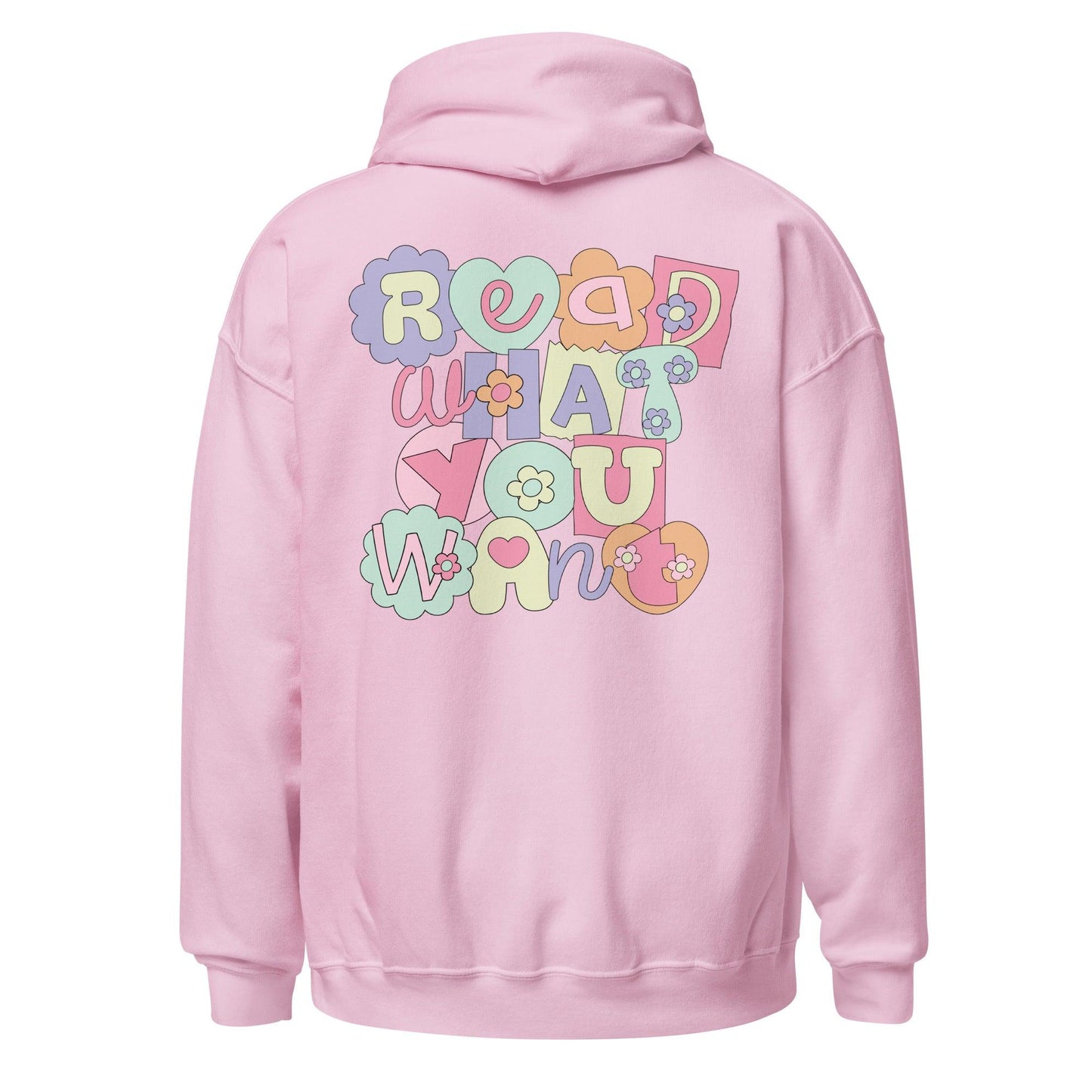 Read What You Want Hoodie - The Bean Workshop - book lover, hoodie, read everyday, reader, valentine, Valentine's Day Picks