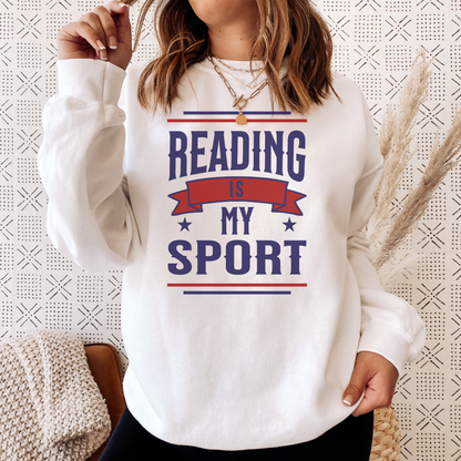 Reading Is My Sport Sweatshirt