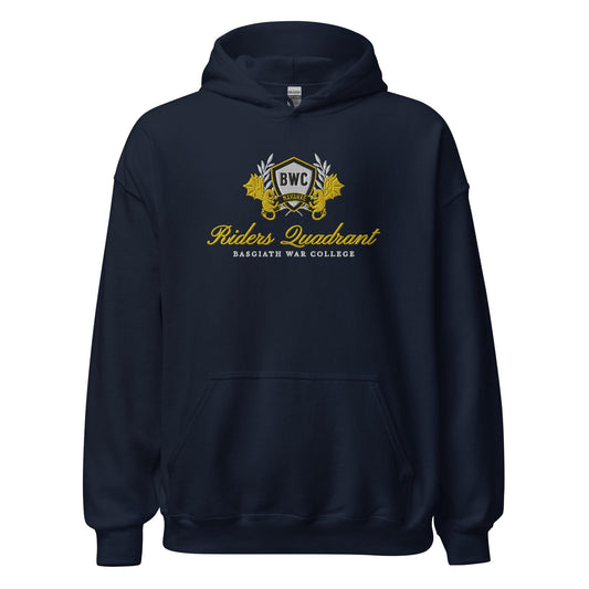 Riders Quadrant Embroidered Hoodie - The Bean Workshop - embroidered, fourth wing, hoodie, rebecca yarros