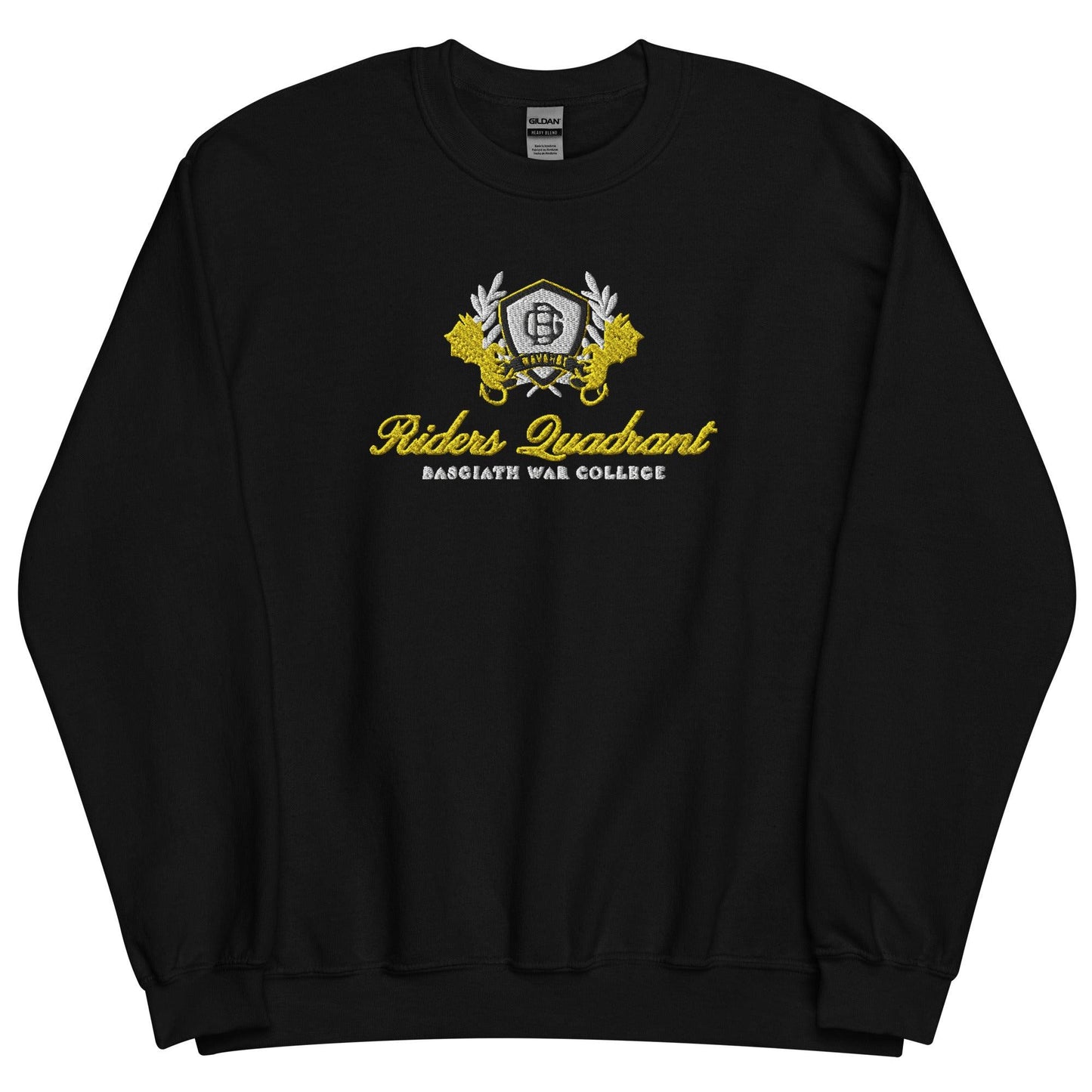 Riders Quadrant Embroidered Sweatshirt - The Bean Workshop - embroidered, fourth wing, rebecca yarros, sweatshirt