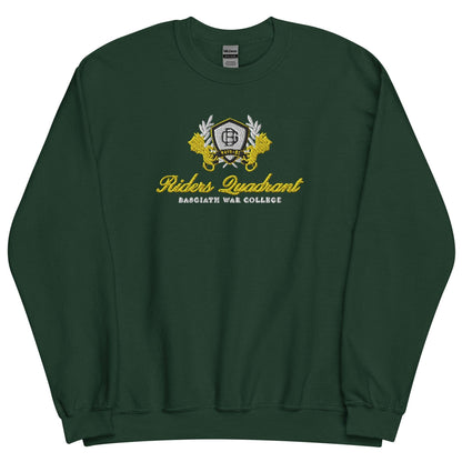 Riders Quadrant Embroidered Sweatshirt - The Bean Workshop - embroidered, fourth wing, rebecca yarros, sweatshirt