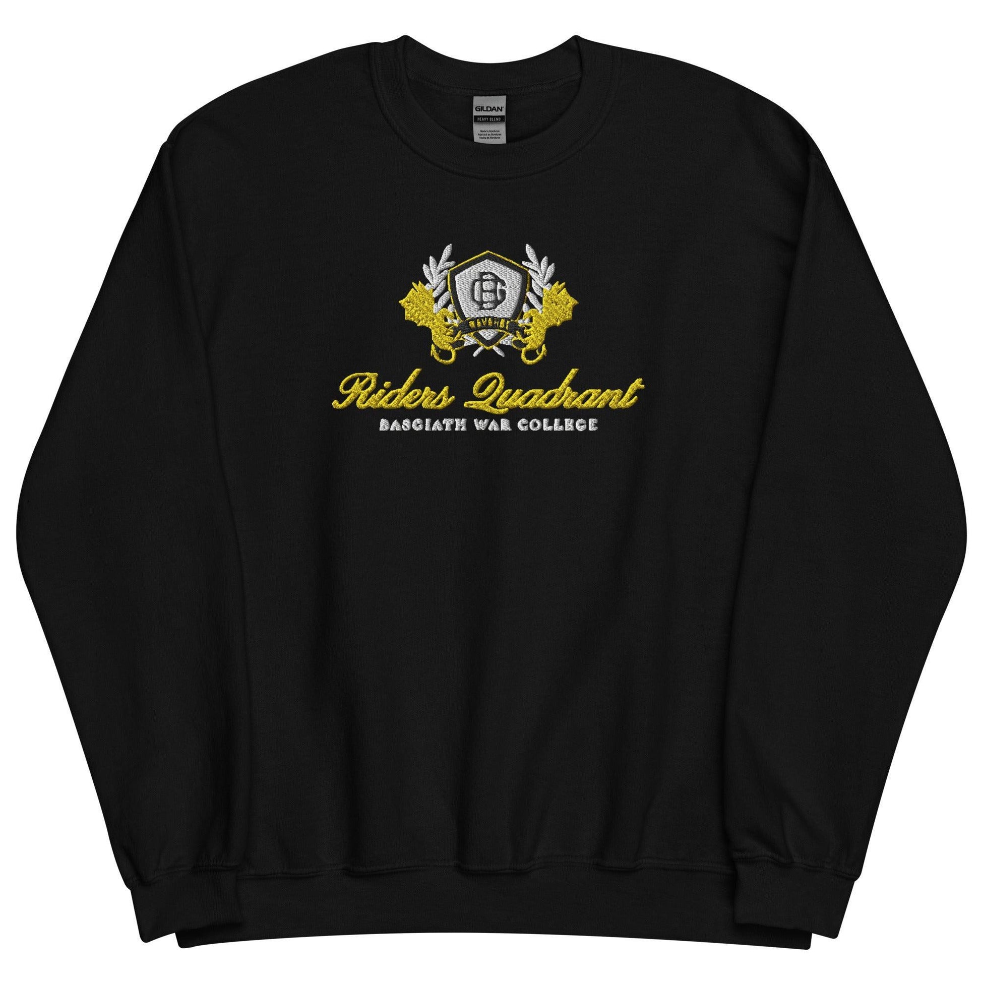 Riders Quadrant Embroidered Sweatshirt - The Bean Workshop - embroidered, fourth wing, rebecca yarros, sweatshirt