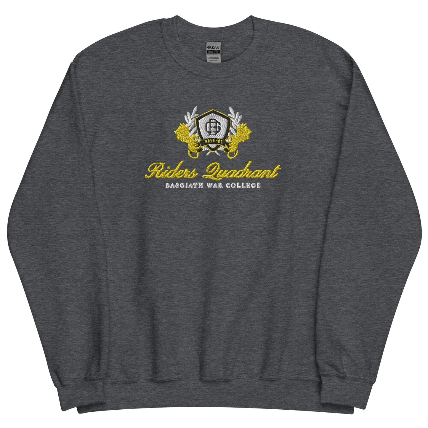 Riders Quadrant Embroidered Sweatshirt - The Bean Workshop - embroidered, fourth wing, rebecca yarros, sweatshirt