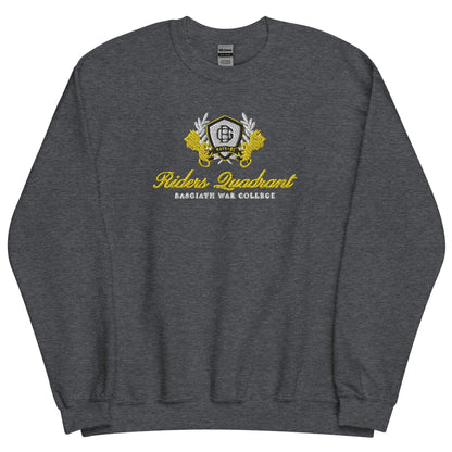 Riders Quadrant Embroidered Sweatshirt - The Bean Workshop - embroidered, fourth wing, rebecca yarros, sweatshirt