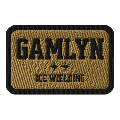 Ridoc Gamlyn Embroidered Name Tag - The Bean Workshop - embroidered, fourth wing, patch, rebecca yarros, ridoc gamlyn