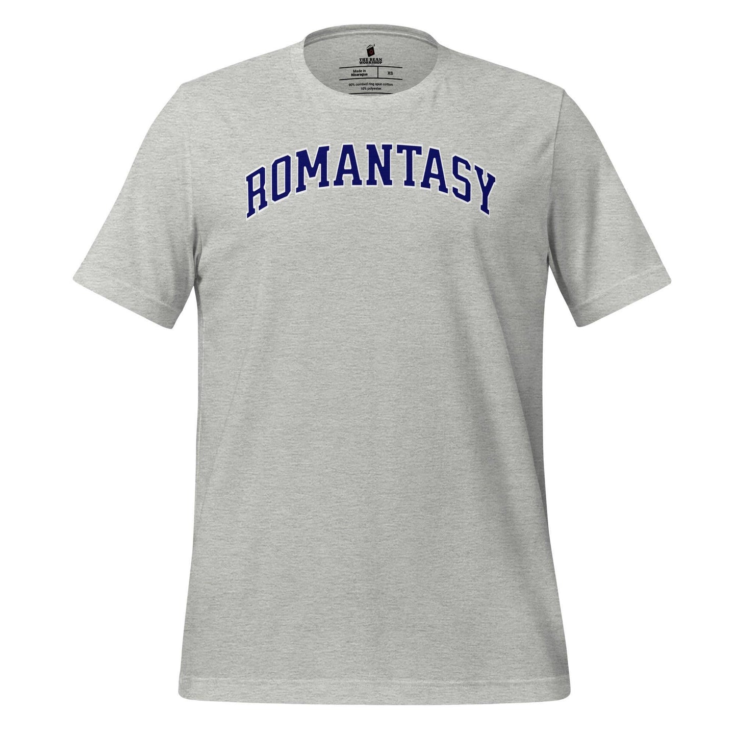 Romantasy T-Shirt - The Bean Workshop - book lover, bookish, collegiate, minimalistic, read everyday, t-shirt